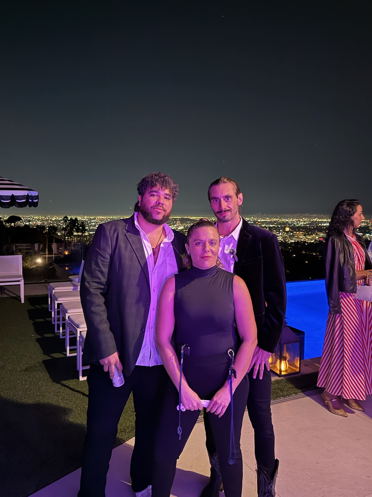 Builders and operators mingling at AI on the Rocks in a relaxed LA venue